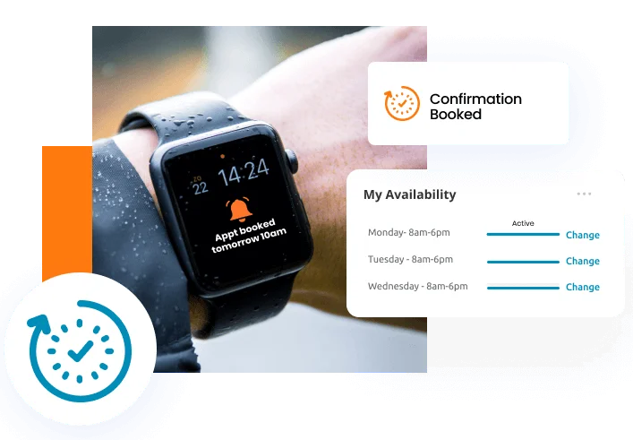 schedule availability in real time