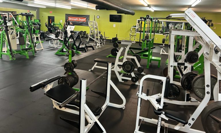 Some members of EnerGym North enjoy their workout in hours when the gym is not overcrowded.