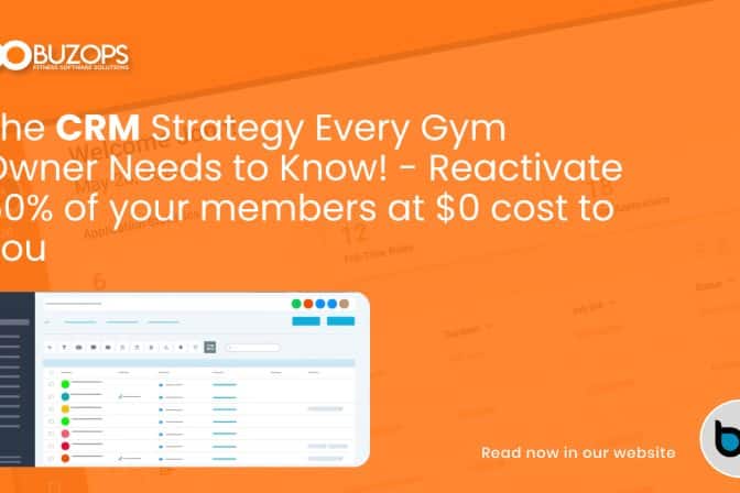 The CRM Strategy you should have started yesterday to stop losing members! – Reactivate 60% of your members at $0 cost to you.