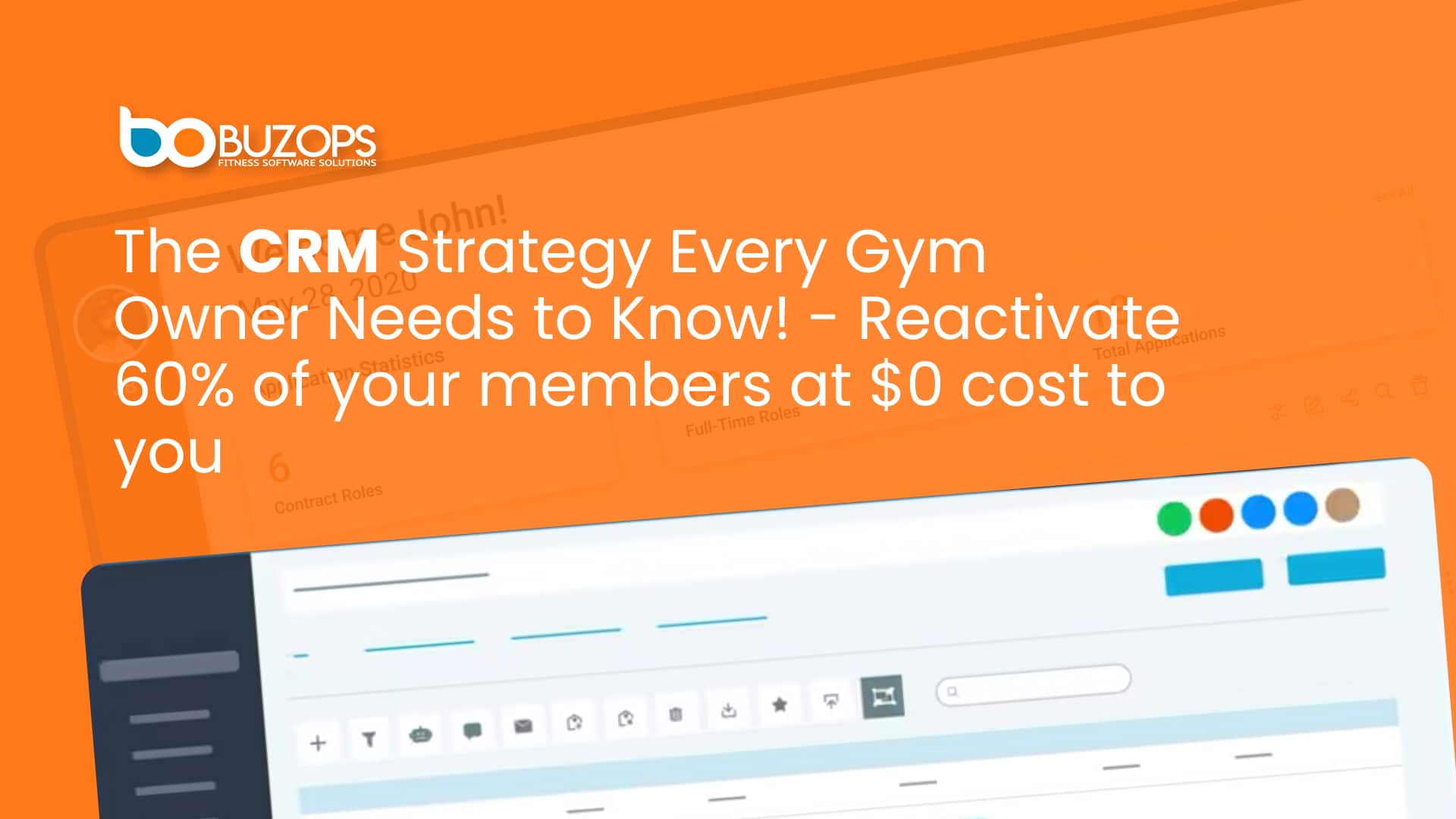 The CRM Strategy you should have started yesterday to stop losing members! – Reactivate 60% of your members at $0 cost to you.